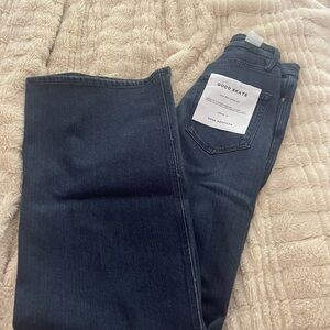 Good American Dark Blue Relaxed Jeans